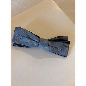 Black Gray Plaid Bow Tie Clip On Adjustable Kids Boys Formal Special Occasion
